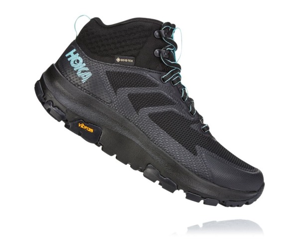 Hoka One One Toa GORE-TEX Womens UK - Black Walking Shoes - EGSBZ4609